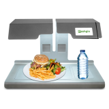 Image of Mashgin's automated food reader for quick checkout.