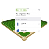 image depicting brew2you in-stadium delivery app